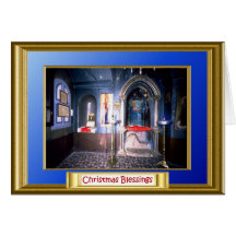 Church on the Mount of temptation, Jericho Greeting Card