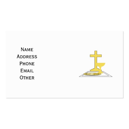 Church or Christian Business Card (front side)