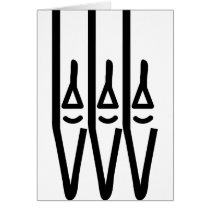 church organ pipes icon cards
