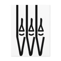 church organ pipes icon postcard