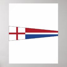 Church Pennant outline, Netherlands Print