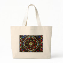 Church Stained Glass Canvas Bags