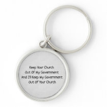 Church State Separation Keychain