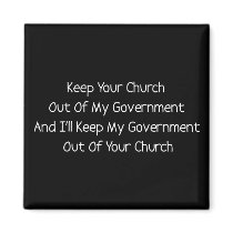 Church State Separation Refrigerator Magnet