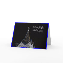 Church Steeple Silent Night Cards