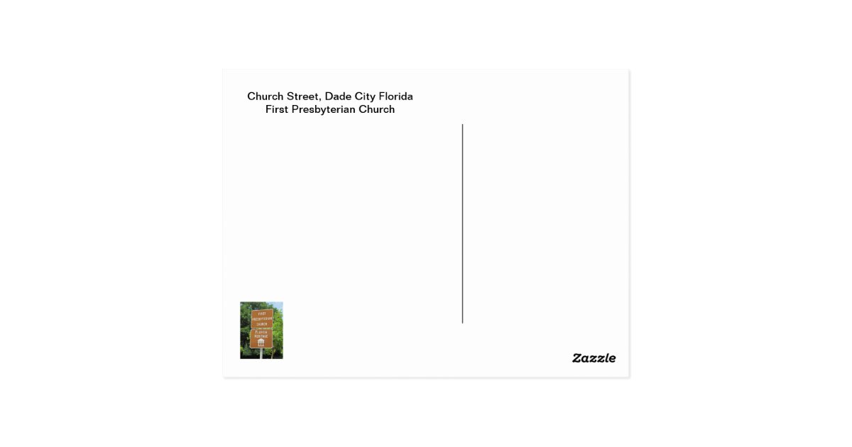 Church Street, Dade City Florida Postcard Zazzle