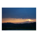 church sunset posters