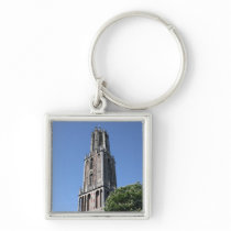 Church tower keychain
