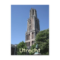 Church tower postcard
