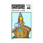 Church Wedding Postage Stamps