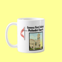 CHURCH WINDOW BLUE - Customized mugs