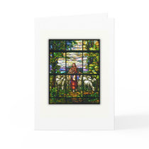 CHURCH WINDOW - EASTER LAMB cards