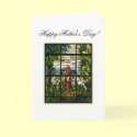 CHURCH WINDOW - EASTER LAMB - Customized cards