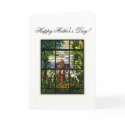 CHURCH WINDOW - EASTER LAMB - Customized cards