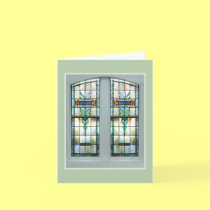 Church Window Note Card