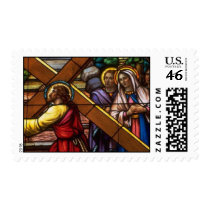 Church Windows 066 postage by mickeyelvis128 Church Windows 066 postage