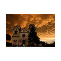 Church with Ominous Clouds posters by cycletrips Church with Ominous Clouds posters