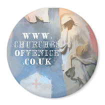 Churches of Venice fridge magnet by palazzo Churches of Venice fridge magnet