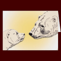 Churchill Canada Card Personalized Polar Bear Card cards