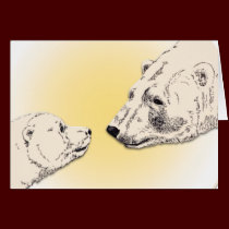 Churchill Canada Card Personalized Polar Bear Card cards