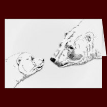 Churchill Canada Card Personalized Polar Bear Card cards