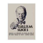 Churchill Quote:  Socialism Sucks! Post Card