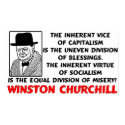 Churchill: Socialism Is Misery! posters