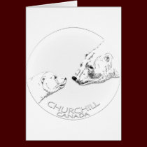 Churchill Souvenirs Polar Bear Art Shirts & Gifts cards