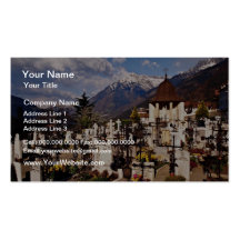 Churchyard, Dorf Tirol, (Tirolo), Alto Adige, Ital Business Card