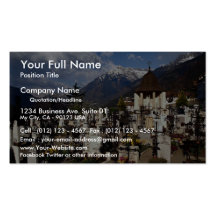Churchyard, Dorf Tirol, (Tirolo), Alto Adige, Ital Business Card Templates