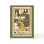 Chute and Butler Pianos Card