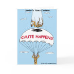 Chute Happens Funny Gifts & Collectibles Greeting Card