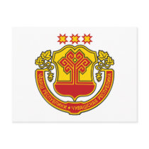 Chuvashia Coat of Arms Postcard by FlagTshirts Chuvashia Coat of Arms Postcard