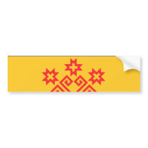 Chuvashia Flag bumper stickers