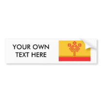 Chuvashia Flag bumper stickers