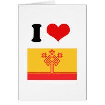 Chuvashia Flag Greeting Cards