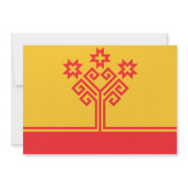 Chuvashia Flag invitations