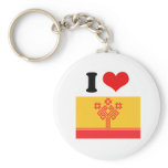 Chuvashia Flag Keychains