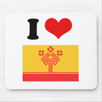 Chuvashia Flag Mousepad