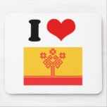 Chuvashia Flag Mousepad
