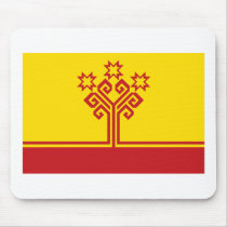 Chuvashia Flag Mousepad