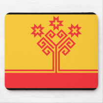 Chuvashia Flag mousepads