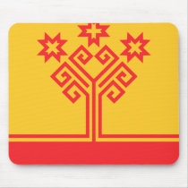 Chuvashia Flag mousepads