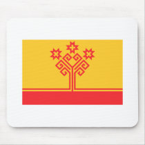 Chuvashia Flag mousepads