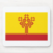 Chuvashia Flag Mousepad