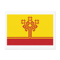 Chuvashia Flag Postcard by FlagTshirts Chuvashia Flag Postcard