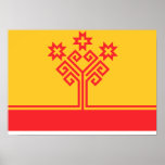 Chuvashia Flag Print