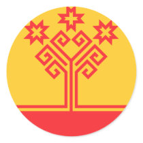 Chuvashia Flag stickers by flagshirts Chuvashia Flag stickers