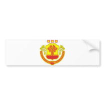 Chuvashia Official Coat Of Arms Heraldry Symbol bumper stickers by inquester Chuvashia Official Coat Of Arms Heraldry Symbol bumper stickers