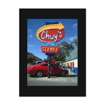 Chuy's Postcard by clayroy